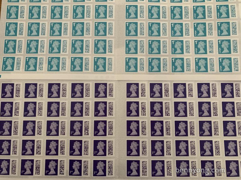 Royal Mail Stamp Swap Out Benny Ong