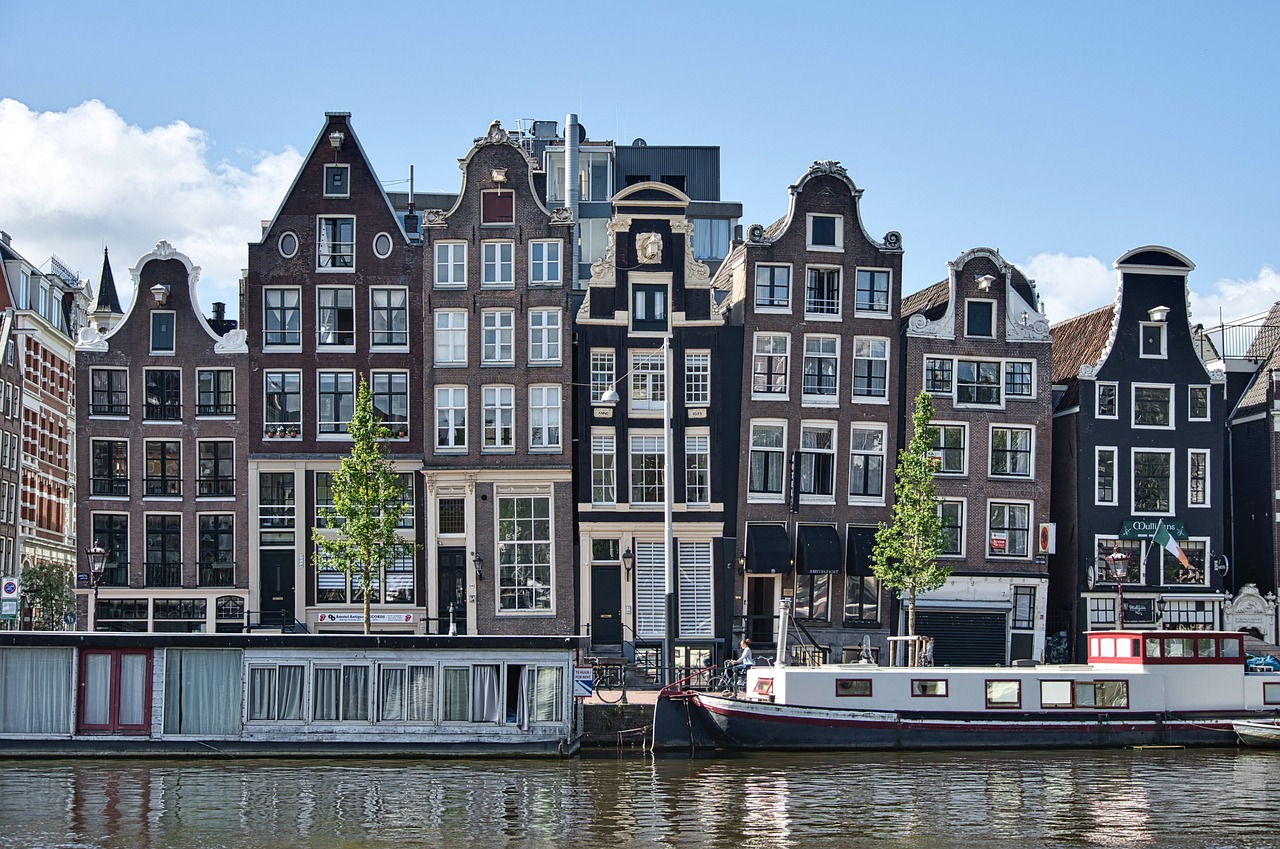buildings, amsterdam, historic