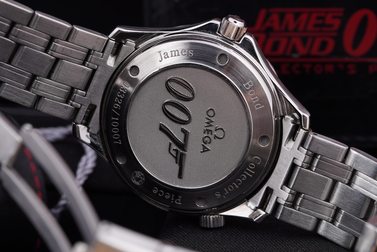 A Luxury Omega Wristwatch James Bond 007 Collector's Piece Edition