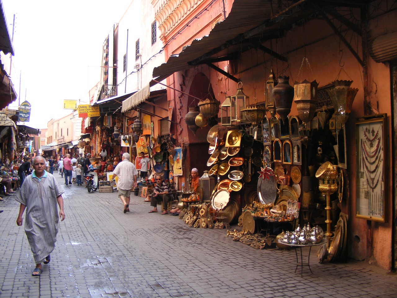 marrakesh, lamps, souk